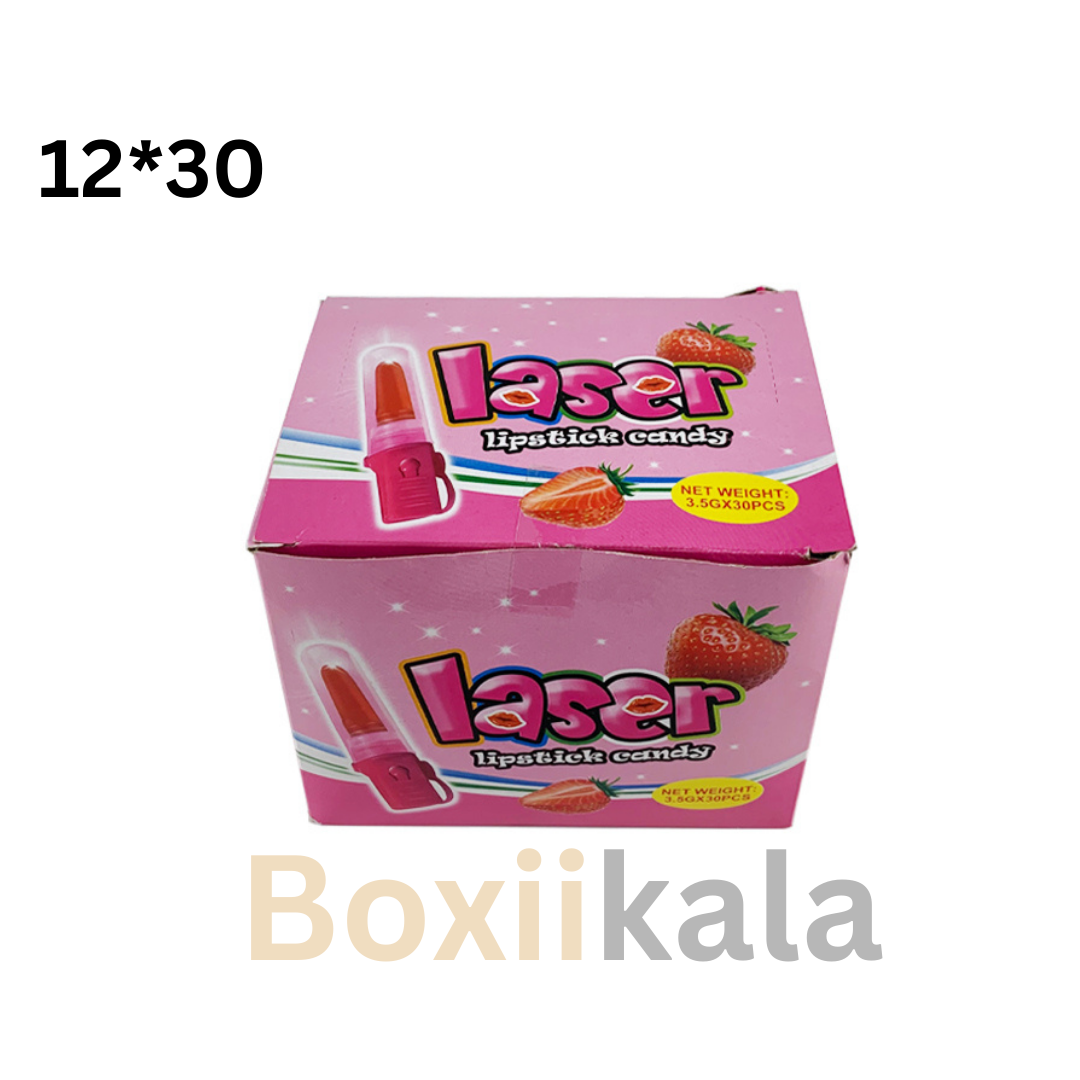 آبنبات چراغ دار ماتیکی 12بسته 30عددی