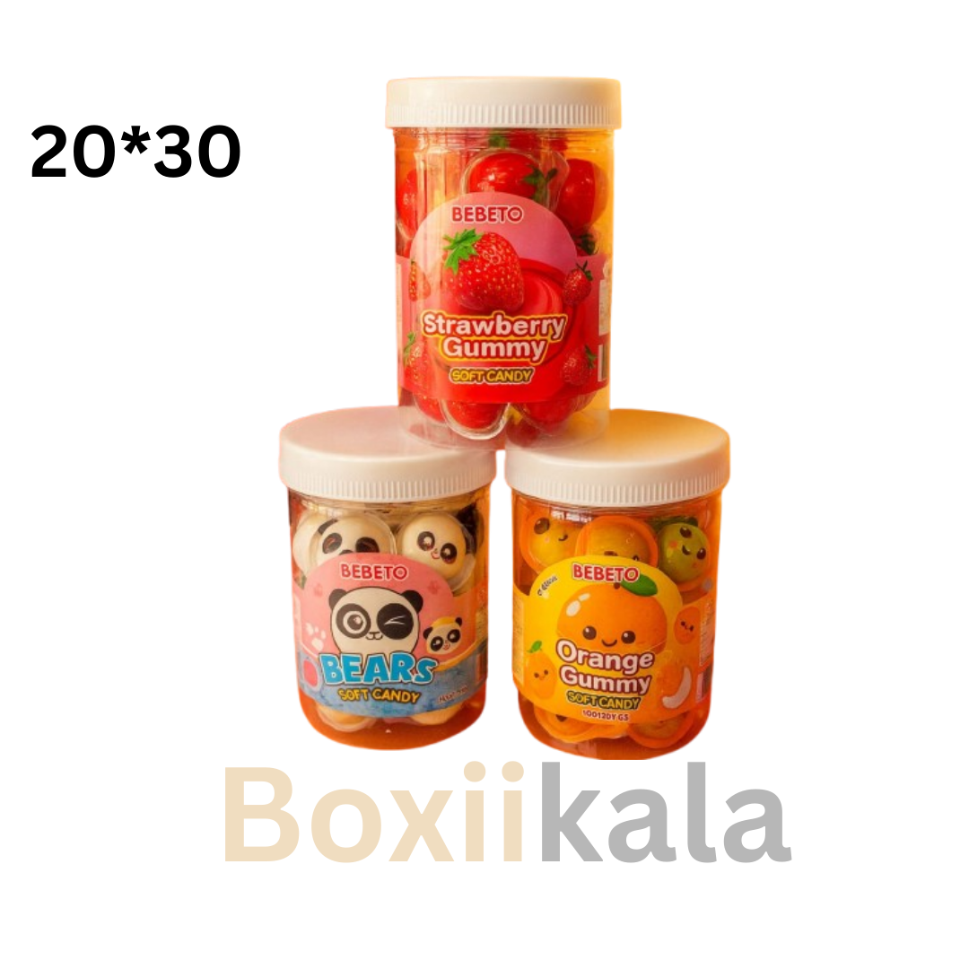 مارشمالو توپی ببتو 10گرم 20بسته 30عددی در کارتن