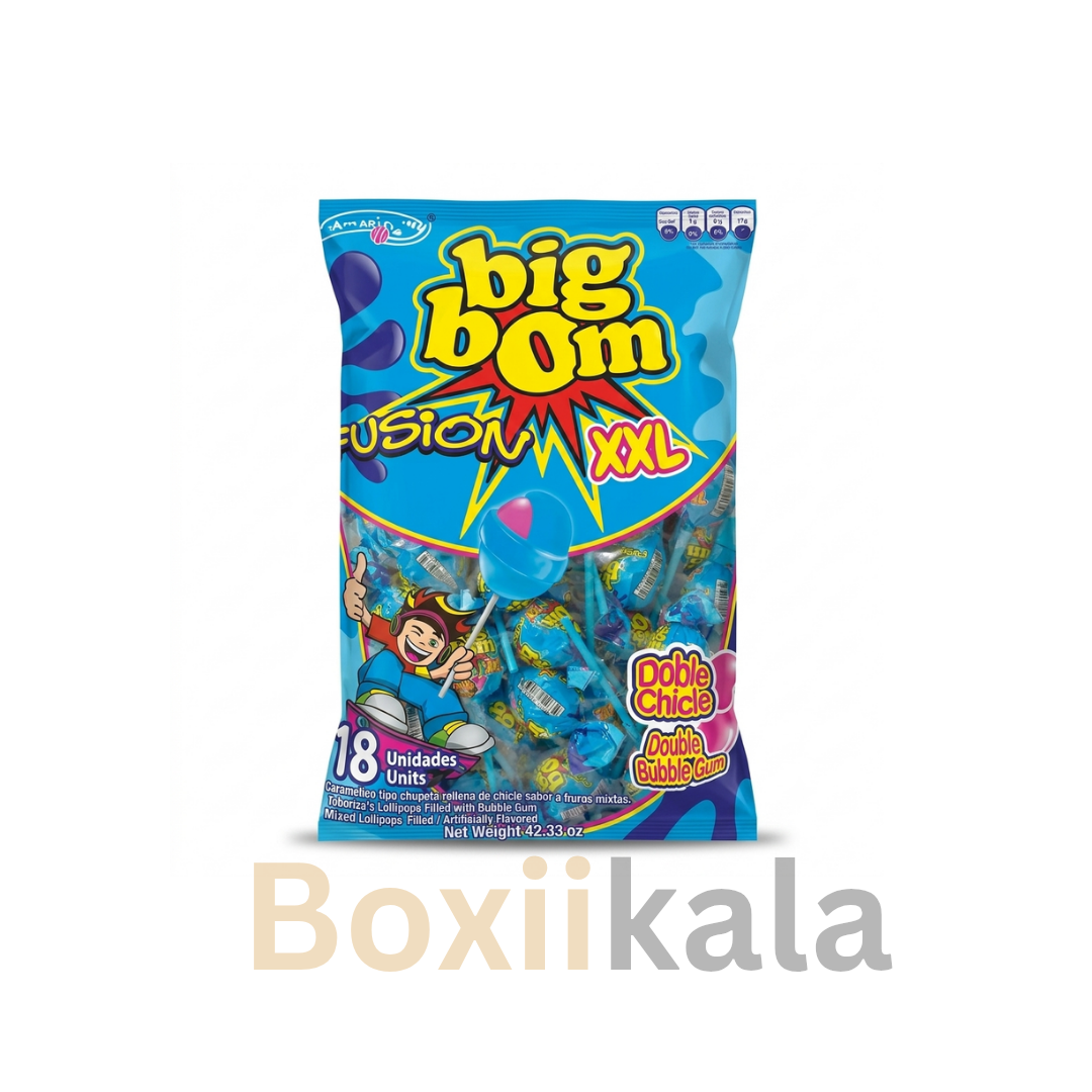 آبنبات بیگ بوم (Big bom) بسته ۴۸ عددی کارتن ۱۴ عددی