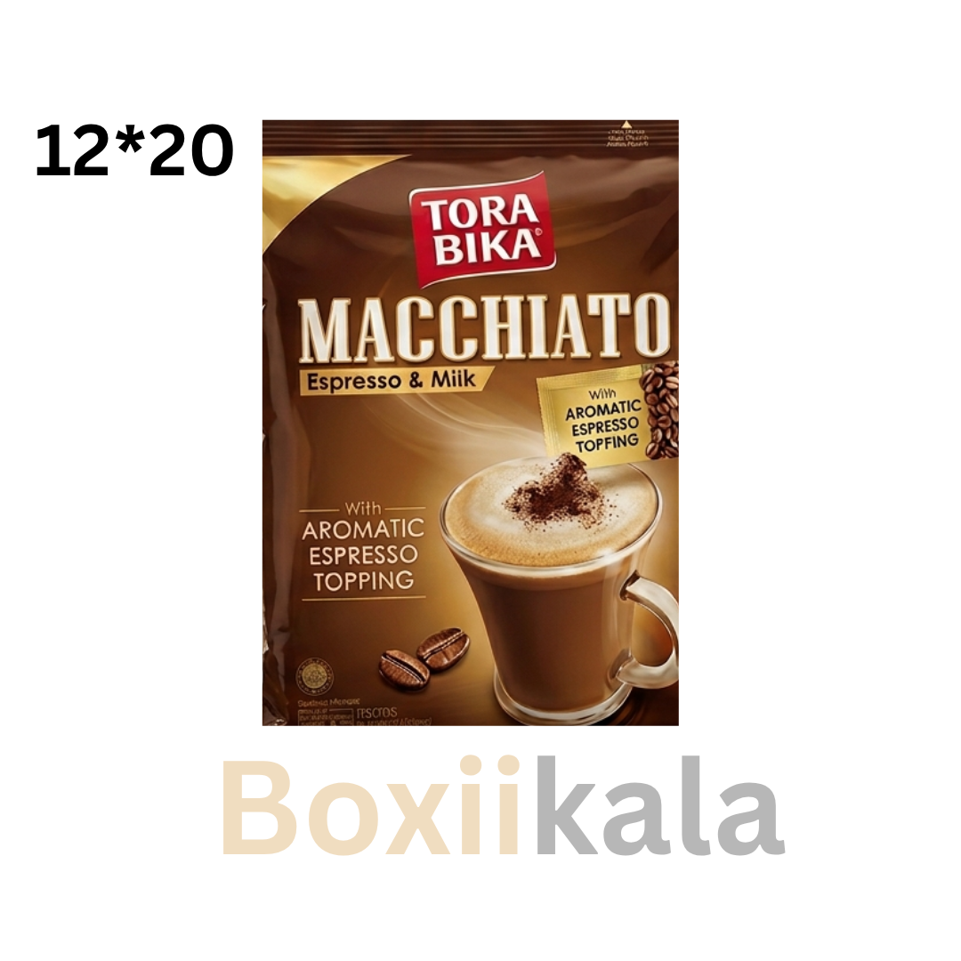 کافی میکس تورابیکا ماکیاتو 12 بسته 20 عددی
