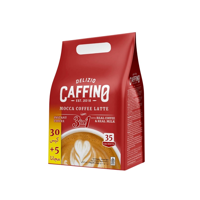 قهوه فوری Delizio Caffino لاته موکا 8بسته35عددی جایزه دار