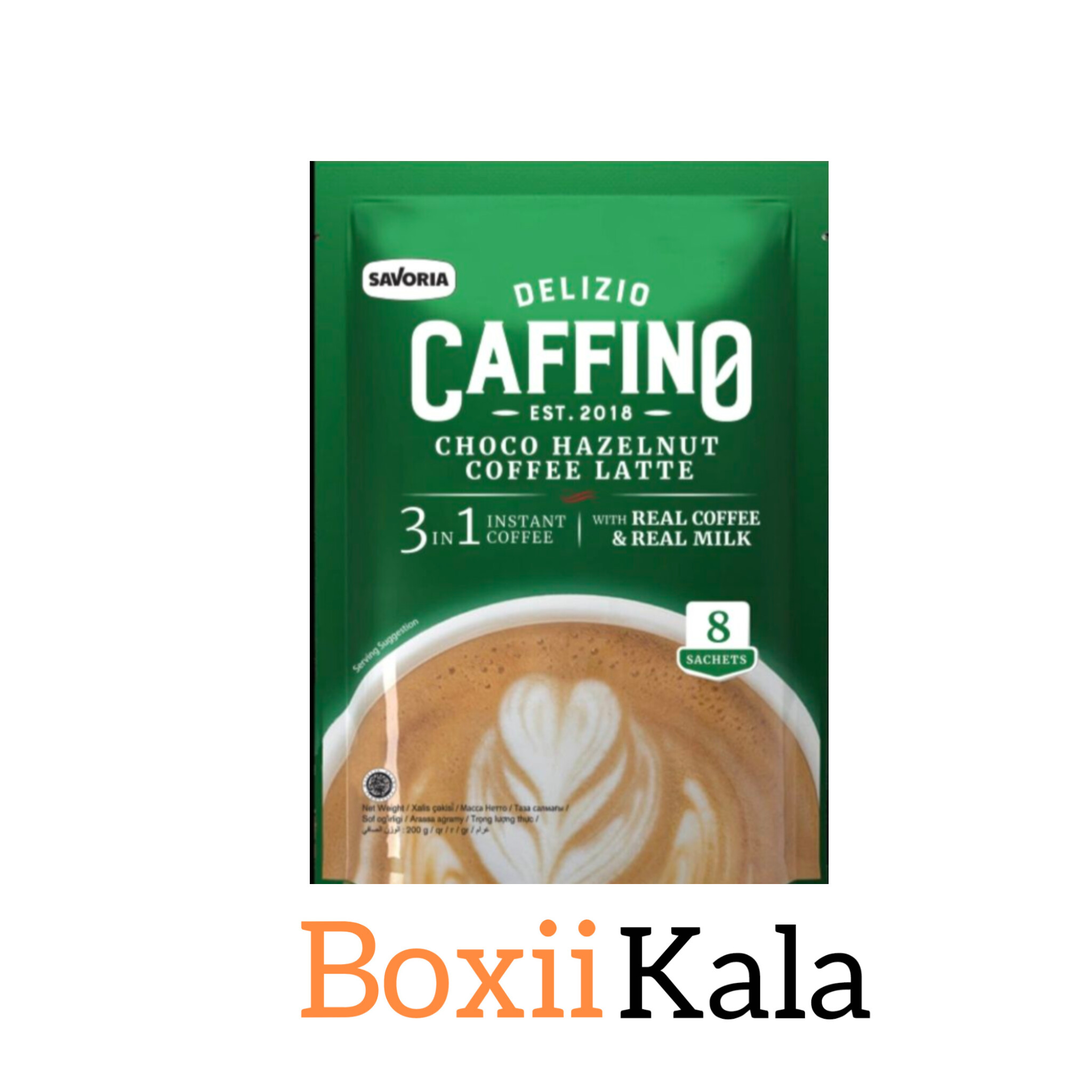 کاپوچینو دلیسیو فندقی کافینو 24بسته 10 عددی